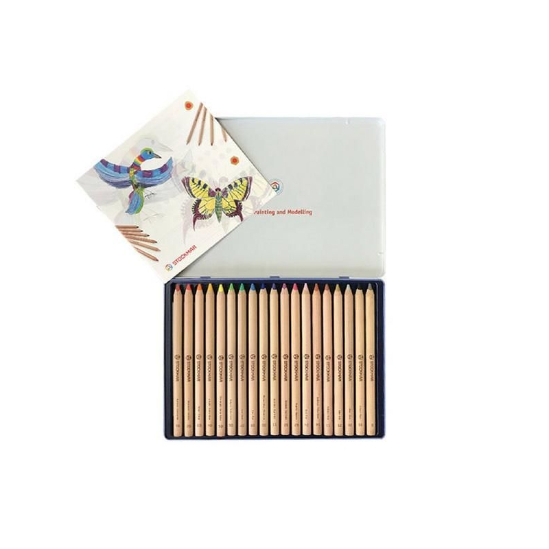 Lápices de Madera 12 colores Waldorf Stockmar - Aúpa Organics