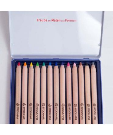 Lápices de Madera 12 colores Waldorf Stockmar - Aúpa Organics