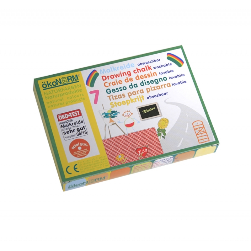 Tizas para Pizarra Ecológicas - Pack 7 Colores