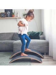 Tabla Curva Wobbel Board STARTER con fieltro Sky - Aúpa Organics