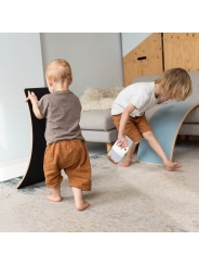 Tabla Curva Wobbel Board STARTER con fieltro Sky - Aúpa Organics