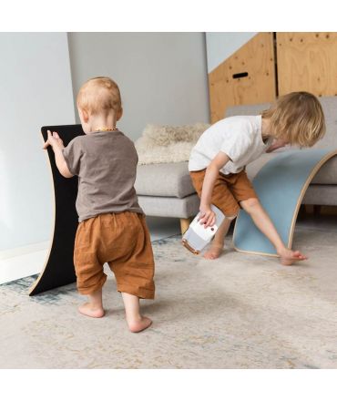 Tabla Curva Wobbel Board STARTER con fieltro Sky - Aúpa Organics