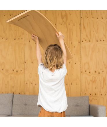 Tabla Curva Wobbel Board STARTER con fieltro Sky - Aúpa Organics