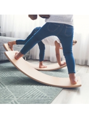 Tabla Curva Wobbel Board STARTER con fieltro Sky - Aúpa Organics