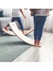 Tabla Curva Wobbel Board STARTER con fieltro Sky - Aúpa Organics