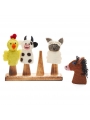 Marionetas de dedo de Fieltro Animales de la Granja - Aúpa Organics