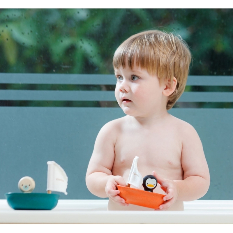 Barquito de Vela con Foca - Plan Toys
