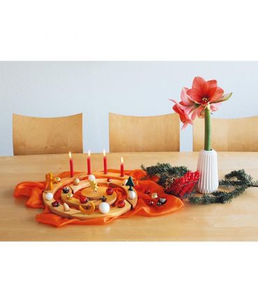 Vela roja para el Anillo de Cumpleaños Waldorf - Aúpa Organics