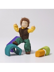 Tierra Figura Waldorf de 5 piezas Grimm's - Aúpa Organics