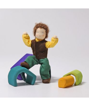 Tierra Figura Waldorf de 5 piezas Grimm's - Aúpa Organics