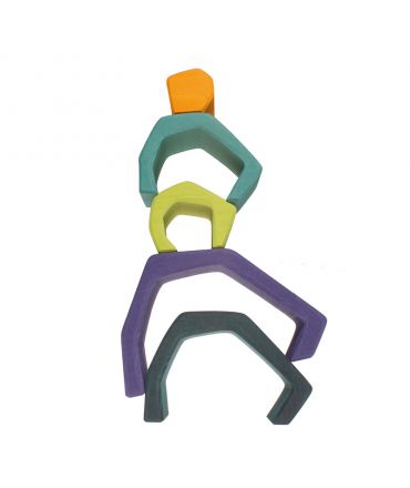 Tierra Figura Waldorf de 5 piezas Grimm's - Aúpa Organics