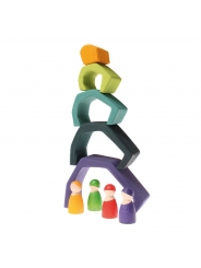 Tierra Figura Waldorf de 5 piezas Grimm's - Aúpa Organics