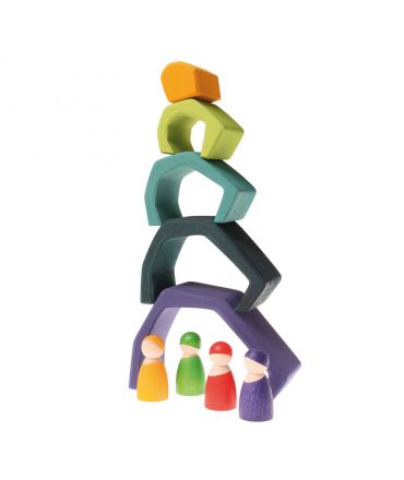 Tierra Figura Waldorf de 5 piezas Grimm's - Aúpa Organics