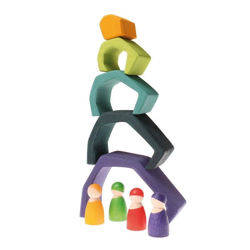 Tierra Figura Waldorf de 5 piezas Grimm's - Aúpa Organics