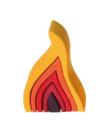 Fuego Figura Waldorf de 5 piezas Grimm's - Aúpa Organics