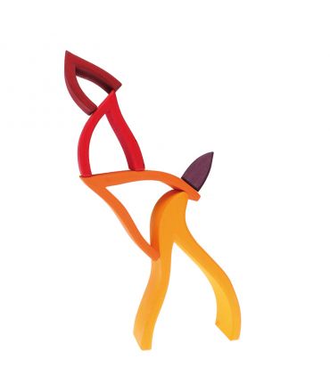 Fuego Figura Waldorf de 5 piezas Grimm's - Aúpa Organics