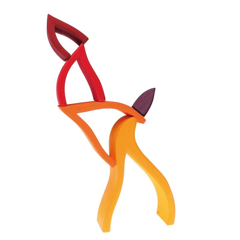 Fuego Figura Waldorf de 5 piezas Grimm's - Aúpa Organics