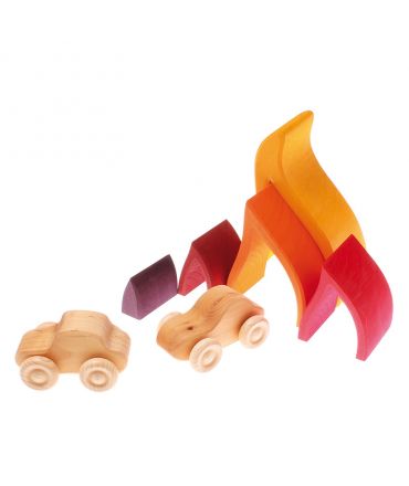 Fuego Figura Waldorf de 5 piezas Grimm's - Aúpa Organics