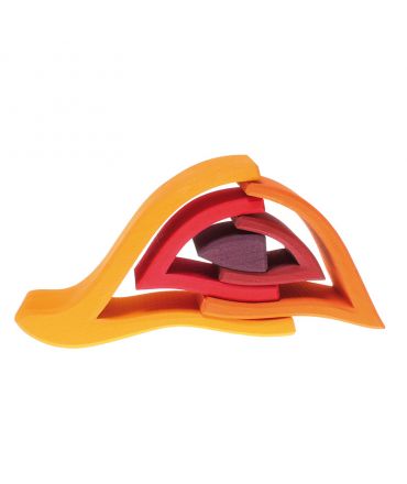 Fuego Figura Waldorf de 5 piezas Grimm's - Aúpa Organics