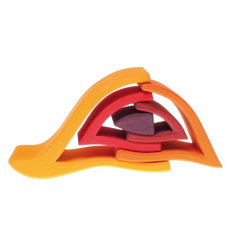 Fuego Figura Waldorf de 5 piezas Grimm's - Aúpa Organics