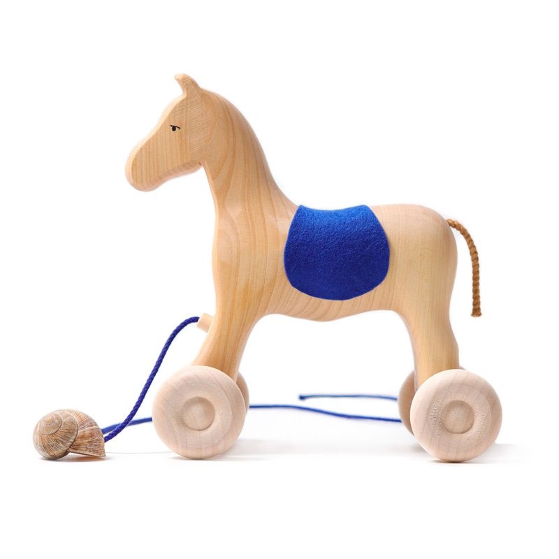 Caballo de Madera con Ruedas Grimm's - Aúpa Organics