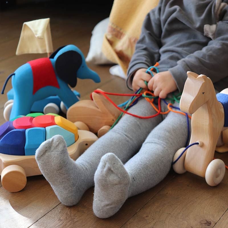 Caballo de Madera con Ruedas Grimm's - Aúpa Organics