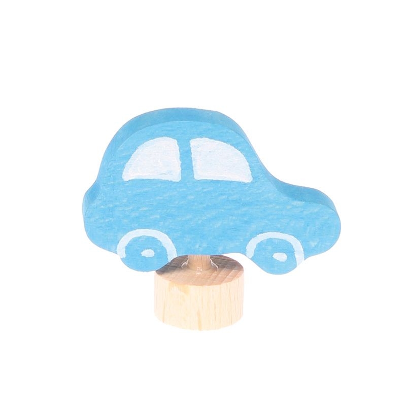 Coche Azul Figura para el Anillo de Cumpleaños Grimm's - Aúpa Organics