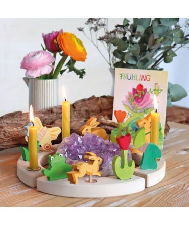 Enano Primavera Figura para Anillo Cumpleaños Grimm's - Aúpa Organics
