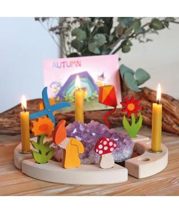 Enano Otoño Figura para Anillo de Cumpleaños Grimm's - Aúpa Organics