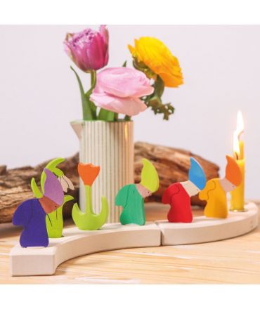 Enano Invierno Figura para Anillo Cumpleaños Grimm's - Aúpa Organics