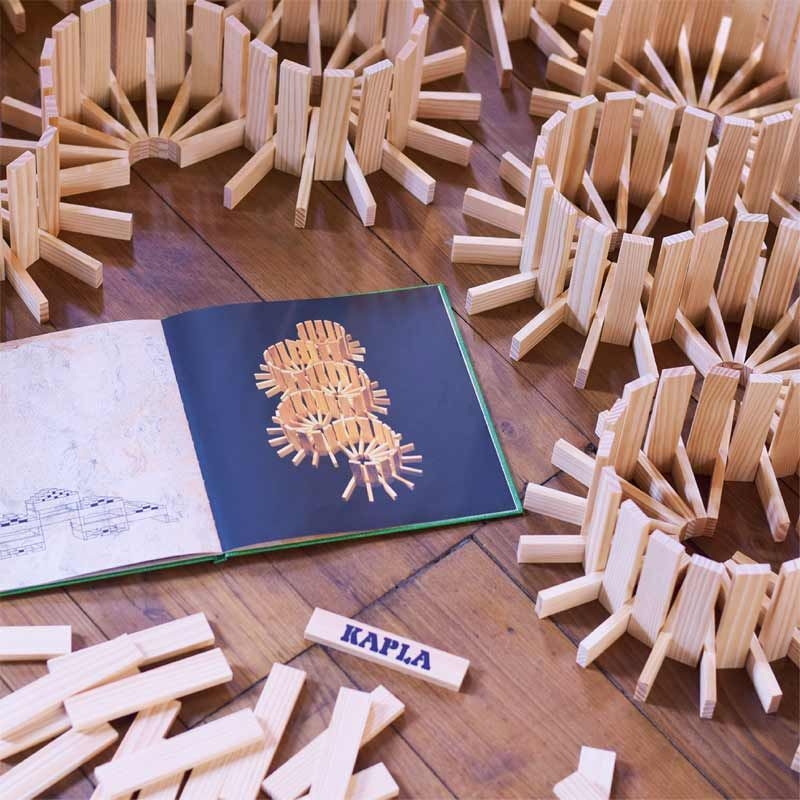 Juego de construcción KAPLA Barril de 200 piezas - Aúpa Organics