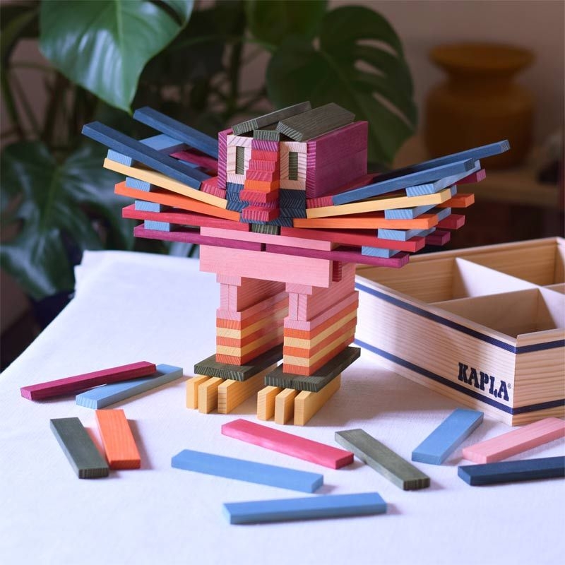 Juego de construcción KAPLA Caja 100 piezas Octocolor - Aúpa Organics