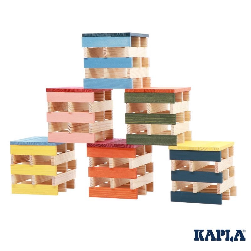 Juego de construcción KAPLA Caja 100 piezas Octocolor - Aúpa Organics