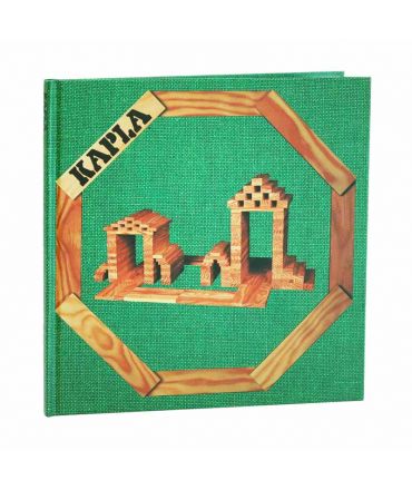 Libro de arte VERDE para Juego de construcción KAPLA - Aúpa Organics
