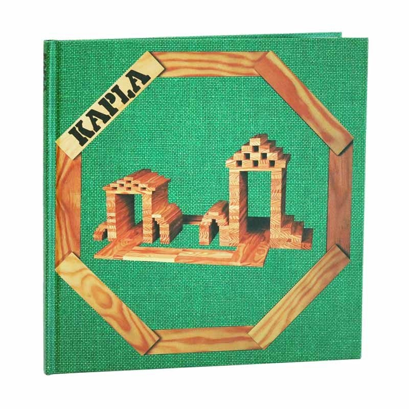 Libro de arte VERDE para Juego de construcción KAPLA - Aúpa Organics