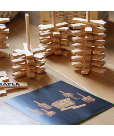Libro de arte VERDE para Juego de construcción KAPLA - Aúpa Organics