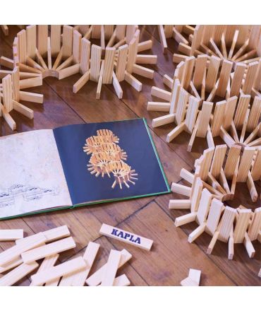 Libro de arte VERDE para Juego de construcción KAPLA - Aúpa Organics