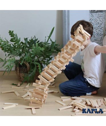 Libro de arte BEIGE para Juego de construcción KAPLA - Aúpa Organics