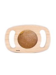 Panel Sensorial de Madera con Asas Purpurina Dorada  - Aúpa Organics