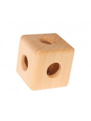 Sonajero Cubo con Cascabel de Grimm's - Aúpa Organics