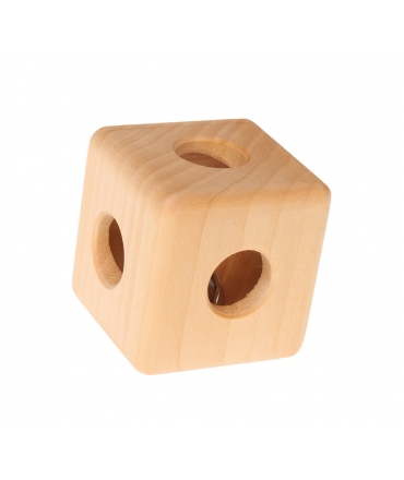 Sonajero Cubo con Cascabel de Grimm's - Aúpa Organics