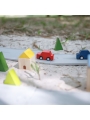 Carreteras y Vías de Tren de Caucho Natural Plan Toys - Aúpa Organics