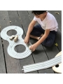 Carreteras y Vías de Tren de Caucho Natural Plan Toys - Aúpa Organics