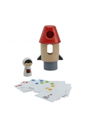Cohete Espacial Tangram de Plan Toys - Aúpa Organics