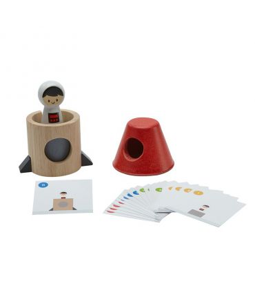 Cohete Espacial Tangram de Plan Toys - Aúpa Organics