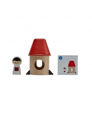 Cohete Espacial Tangram de Plan Toys - Aúpa Organics