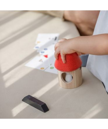 Cohete Espacial Tangram de Plan Toys - Aúpa Organics