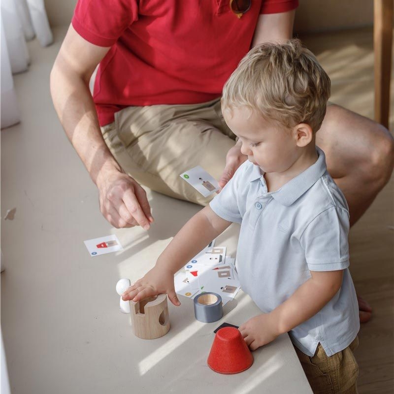 Cohete Espacial Tangram de Plan Toys - Aúpa Organics