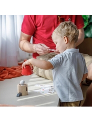 Cohete Espacial Tangram de Plan Toys - Aúpa Organics