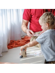 Cohete Espacial Tangram de Plan Toys - Aúpa Organics